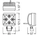 SET 2 BECURI 12V P21W ORIGINAL BLISTER OSRAM