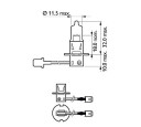 BEC 12V H27/2 27 W ORIGINAL OSRAM