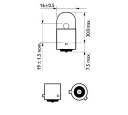 SET 2 BECURI 12V W5W ORIGINAL BLISTER OSRAM