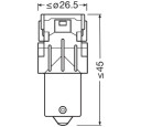 SET 2 BECURI AUXILIARE CU LED 12V (W16W) WHITE 6000K BLI OSRAM