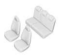 SET HUSE SCAUN UMBRELLA PENTRU FORD MONDEO 2007-2014 (BANCHETA FRACTIONATA) CU TETIERE IN FORMA DE L