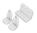 SET HUSE SCAUN UMBRELLA PENTRU SEAT IBIZA 2009-2017 (BANCHETA FRACTIONATA) CU TETIERE SPATE IN FORMA DE L