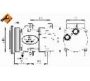 Compresor, climatizare NRF 32110</br>Piesa auto pentru Sistem de aer conditionat