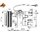 Compresor, climatizare NRF 32233G