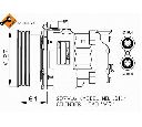 Compresor, climatizare NRF 32280