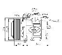 Compresor, climatizare NRF 32413</br>Piesa auto pentru Sistem de aer conditionat