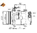 Compresor, climatizare NRF 32701G