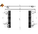 Condensator, climatizare NRF 350028