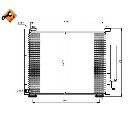 Condensator, climatizare NRF 350216</br>Piesa auto pentru Categorii