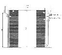 Condensator, climatizare NRF 35305</br>Piesa auto pentru Sistem de aer conditionat