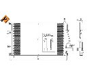 Condensator, climatizare NRF 35413