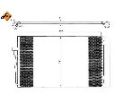 Condensator, climatizare NRF 35538