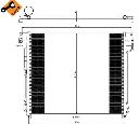 Condensator, climatizare NRF 35582