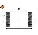 Condensator, climatizare NRF 35659