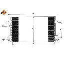 Condensator, climatizare NRF 35760</br>Piesa auto pentru Categorii