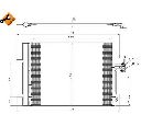 Condensator, climatizare NRF 35850