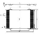 Condensator, climatizare NRF 35946