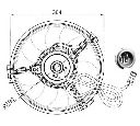 Ventilator, radiator NRF 47023