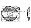 Ventilator, radiator NRF 47211