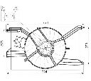 Ventilator, radiator NRF 47458