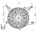 Ventilator, radiator NRF 47468