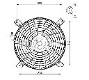 Ventilator, radiator NRF 47469