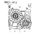 Ventilator, radiator NRF 47549