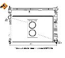 Radiator, racire motor NRF 53418