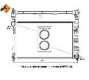 Radiator, racire motor NRF 55310