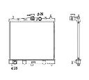 Radiator, racire motor NRF 58187