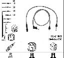 Set cablaj aprinder NGK 0586</br>Piesa auto pentru Aprindere scanteie/incandescenta