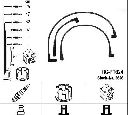 Set cablaj aprinder NGK 3666</br>Piesa auto pentru Aprindere scanteie/incandescenta