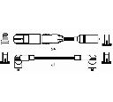 Set cablaj aprinder NGK 7318