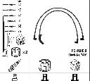 Set cablaj aprinder NGK 7406