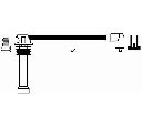 Set cablaj aprinder NGK 8542