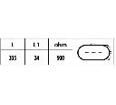 Senzor impulsuri, arbore cotit HELLA 6PU 009 146-531