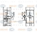 Ventilator, habitaclu HELLA 8EW 009 159-101