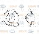 Ventilator, habitaclu HELLA 8EW 009 159-281