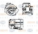 Ventilator, habitaclu HELLA 8EW 009 159-371