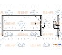 Condensator, climatizare HELLA 8FC 351 024-151