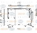 Condensator, climatizare HELLA 8FC 351 038-454