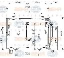 Condensator, climatizare HELLA 8FC 351 038-464