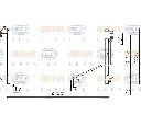 Condensator, climatizare HELLA 8FC 351 301-354