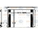 Condensator, climatizare HELLA 8FC 351 343-111