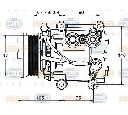 Compresor, climatizare HELLA 8FK 351 113-221