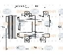 Compresor, climatizare HELLA 8FK 351 113-301</br>Piesa auto pentru Categorii