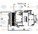 Compresor, climatizare HELLA 8FK 351 113-441