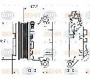 Compresor, climatizare HELLA 8FK 351 334-041</br>Piesa auto pentru Categorii