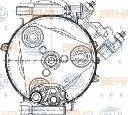 Compresor, climatizare HELLA 8FK 351 334-391</br>Piesa auto pentru Categorii