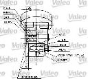 Comutator coloana directie VALEO 251210